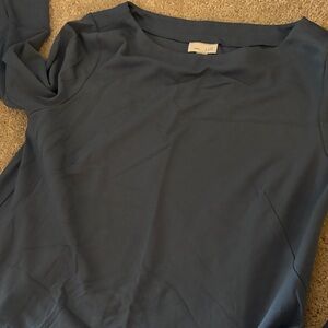 J. Jill Classic Blue Long Sleeve Top